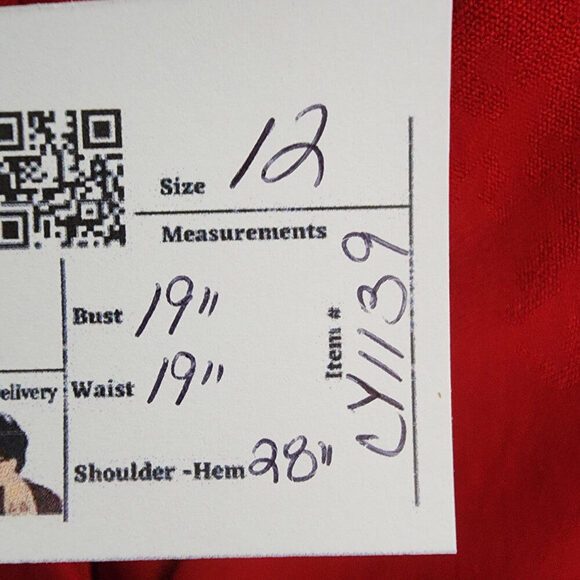 Vintage Mr. Max & Melanie Lyne Red Wool Blazer Size 12 - Picture 11 of 11